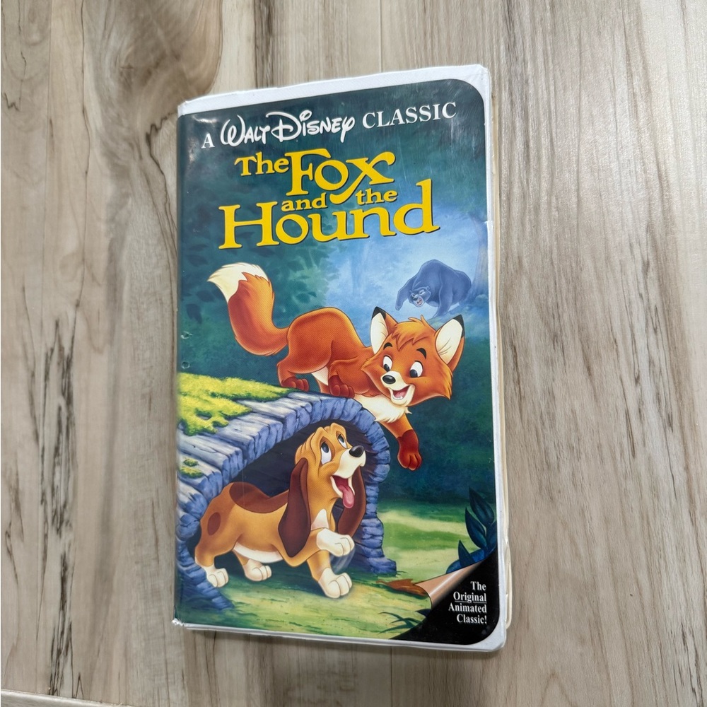 RARE Black Diamond Edition The Fox and the Hound VHS Tape - Walt Disney Classics
